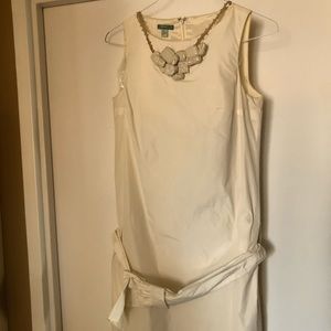 Hoss Intropia Off White Silk Dress